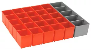 Bosch Full Tray - Red Inset Box Kit, 72mm Drawer, (3) ORG72-RED