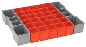 Bosch Red Inset Box Kit, L-BOXX-1A, Set of 3 ORG1A-RED