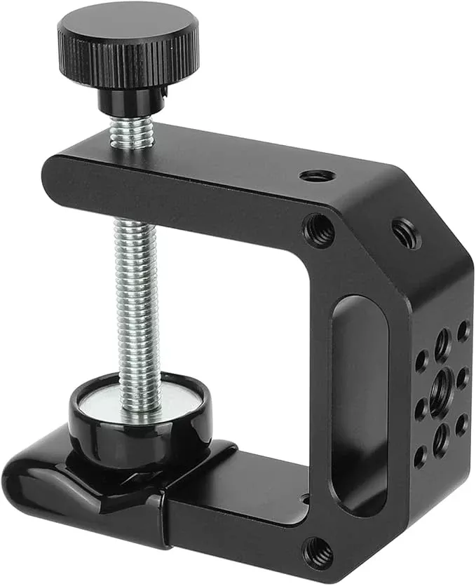 CAMVATE C Clamp(Widen) with Multiple 1/4"-20 and 3/8"-16 Threads (2.25" Neck) - 3305