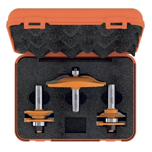 CMT Woodworking Cutting Tools 800.513.11 2-Piece Ogee Kitchen Router Bit Set, 1/2" Shank