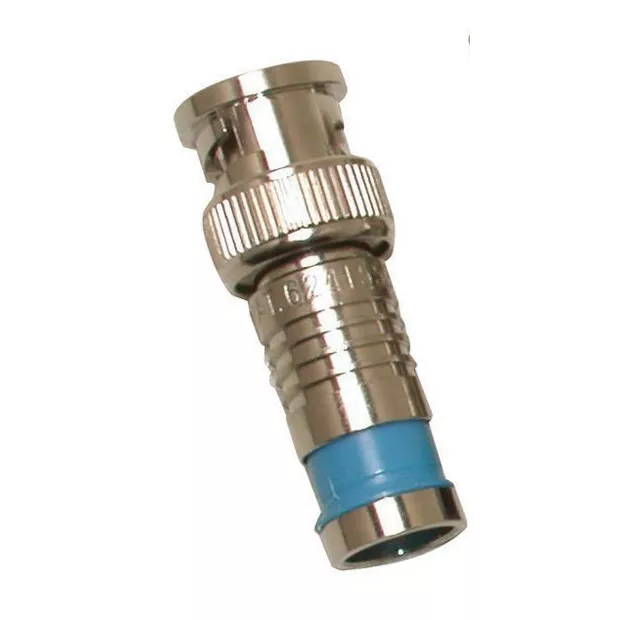 Compression BNC Connector, RG6Q, 10 pack