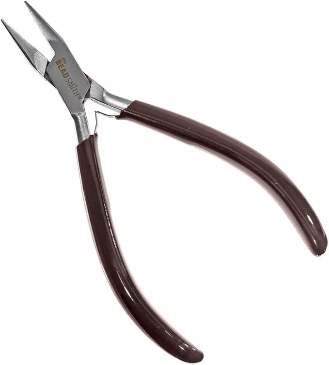 Craft County Comfort Grip Chain Nose Pliers – for Bending Wire, Closing Bead Tips, Manipulating Jump Rings, and Forming Loops (Long Nose)