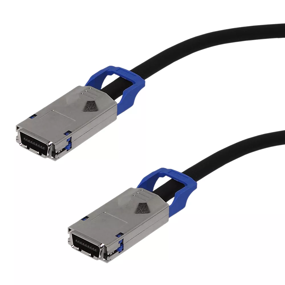 Cx4 (SFF-8470) to Cx4 (SFF-8470) Cable - Ejectorstyle - 28 awg - 7M