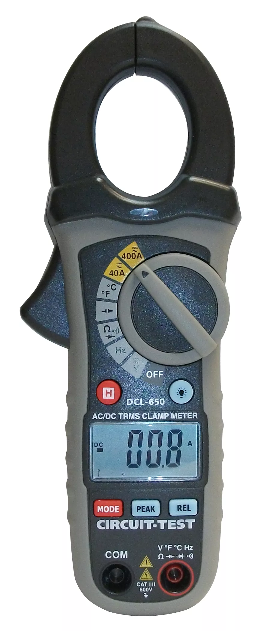 DCL-650 - Clamp Meter - AC/DC, True RMS, Autoranging, Compact