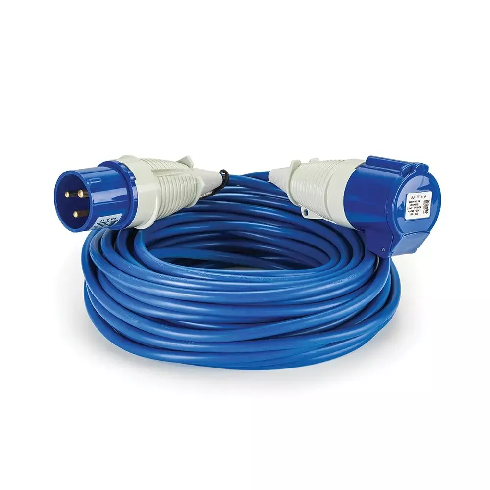 Defender Arctic Extension Lead Blue 2.5mm2 32A 25m 230V E85249.5