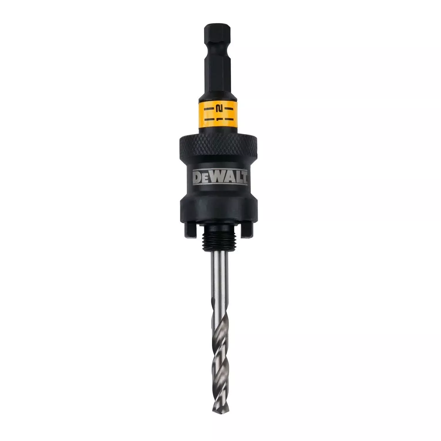 DeWalt DAH9938PBM 9/16 in. - 1-3/16 in. RAPID LOAD Quick Change Hole Saw Arbor, 3/8 in. Shank