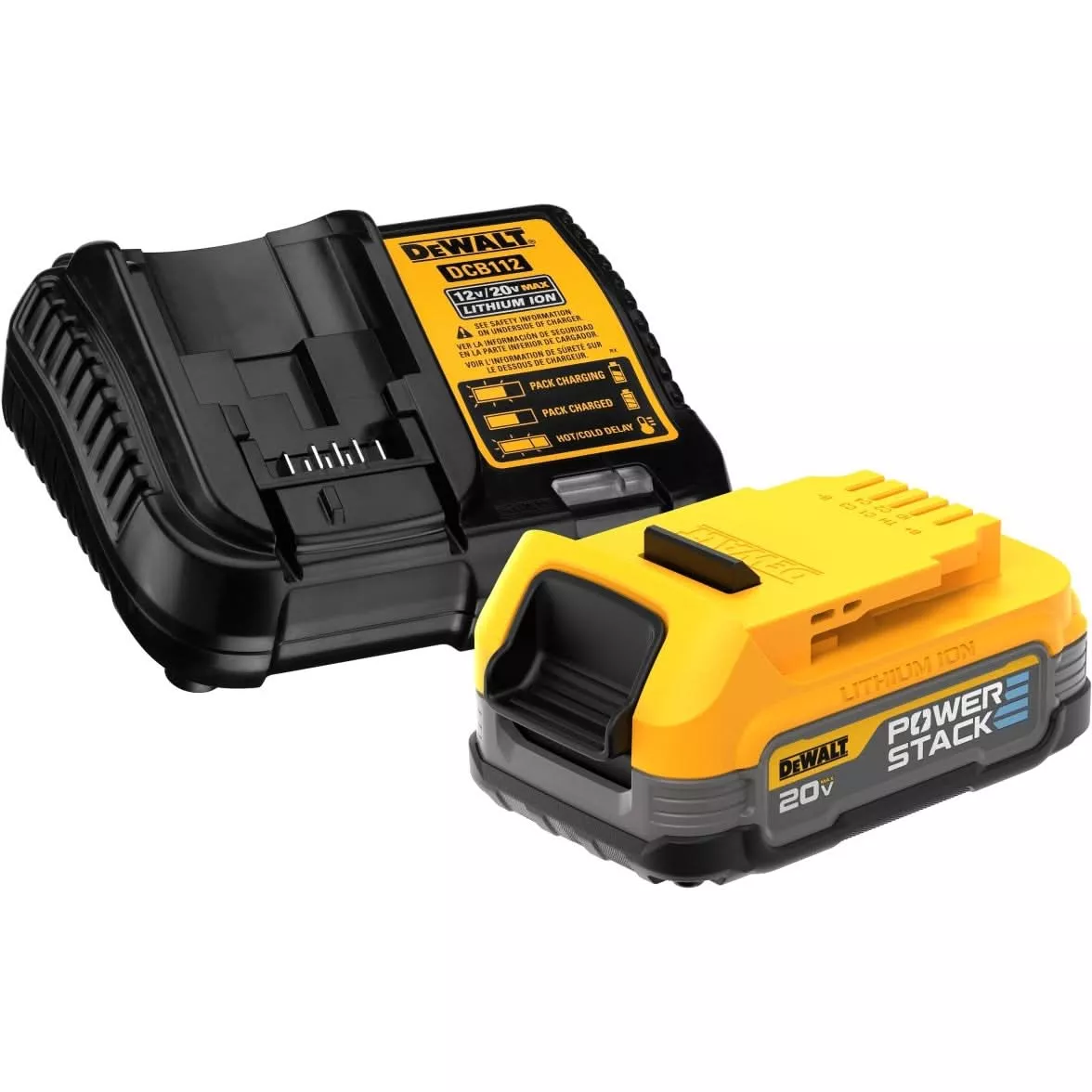 DEWALT DCBP034C 20V MAX POWERSTACK Compact Battery and Charger Starter Kit