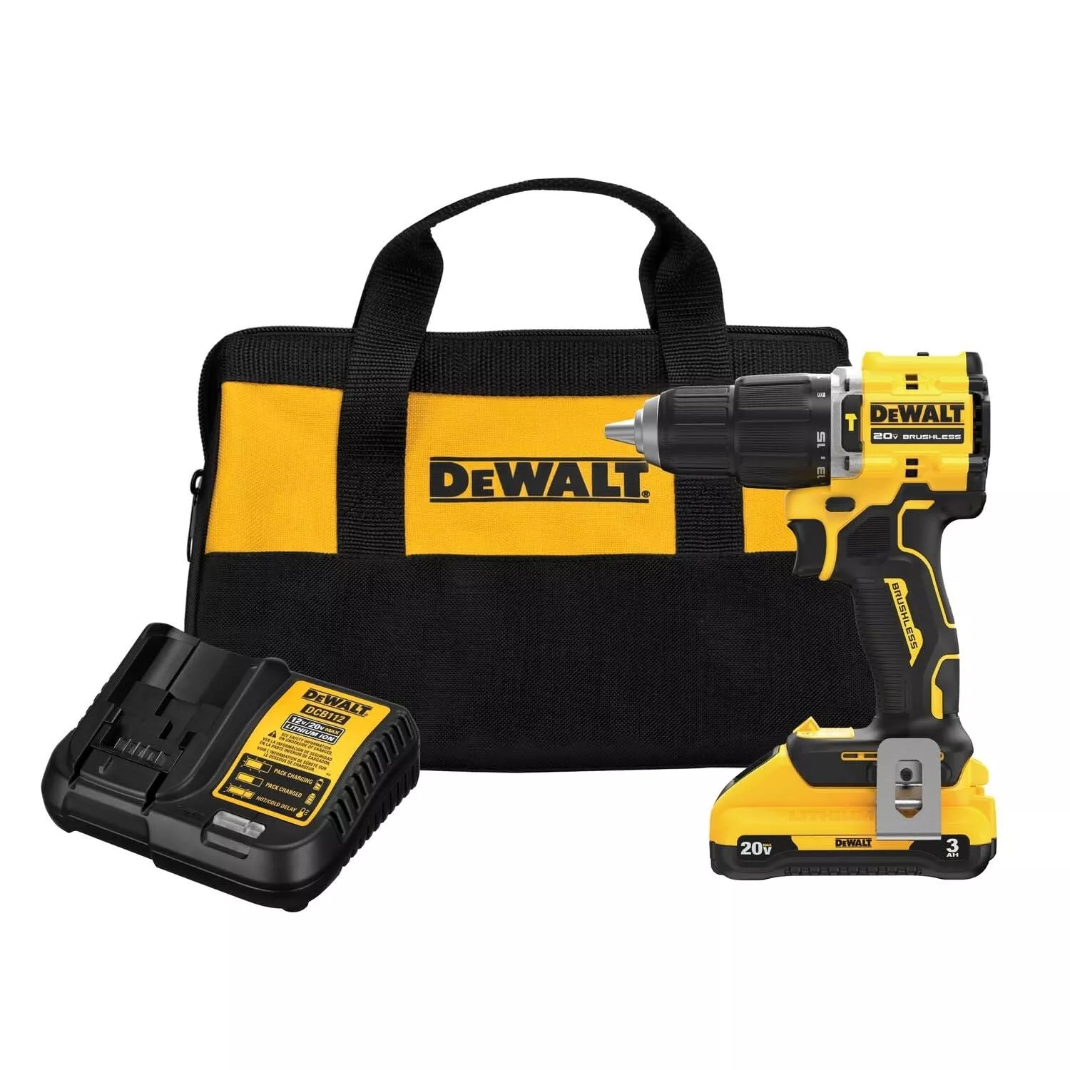 DeWalt DCD799L1 ATOMIC COMPACT SERIES 20V MAX Brushless 1/2 in. Hammer Drill 3.0Ah Kit