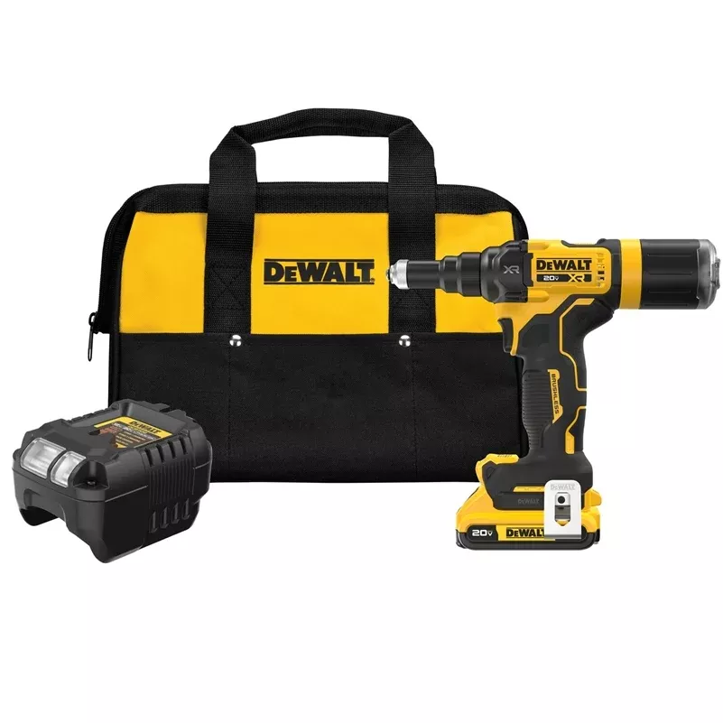 DeWalt DCF403D1 20V Max 3/16 Rivet Tool 2.0AH Kit