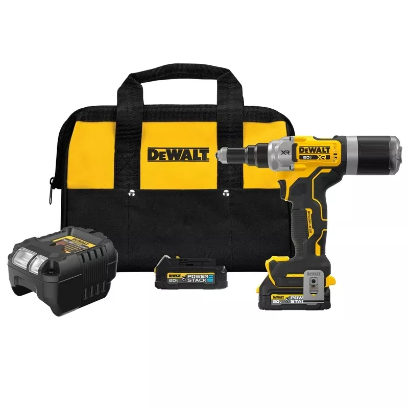 DeWalt DCF414GE2 20V Max 1/4 Rivet Tool PS 5AH