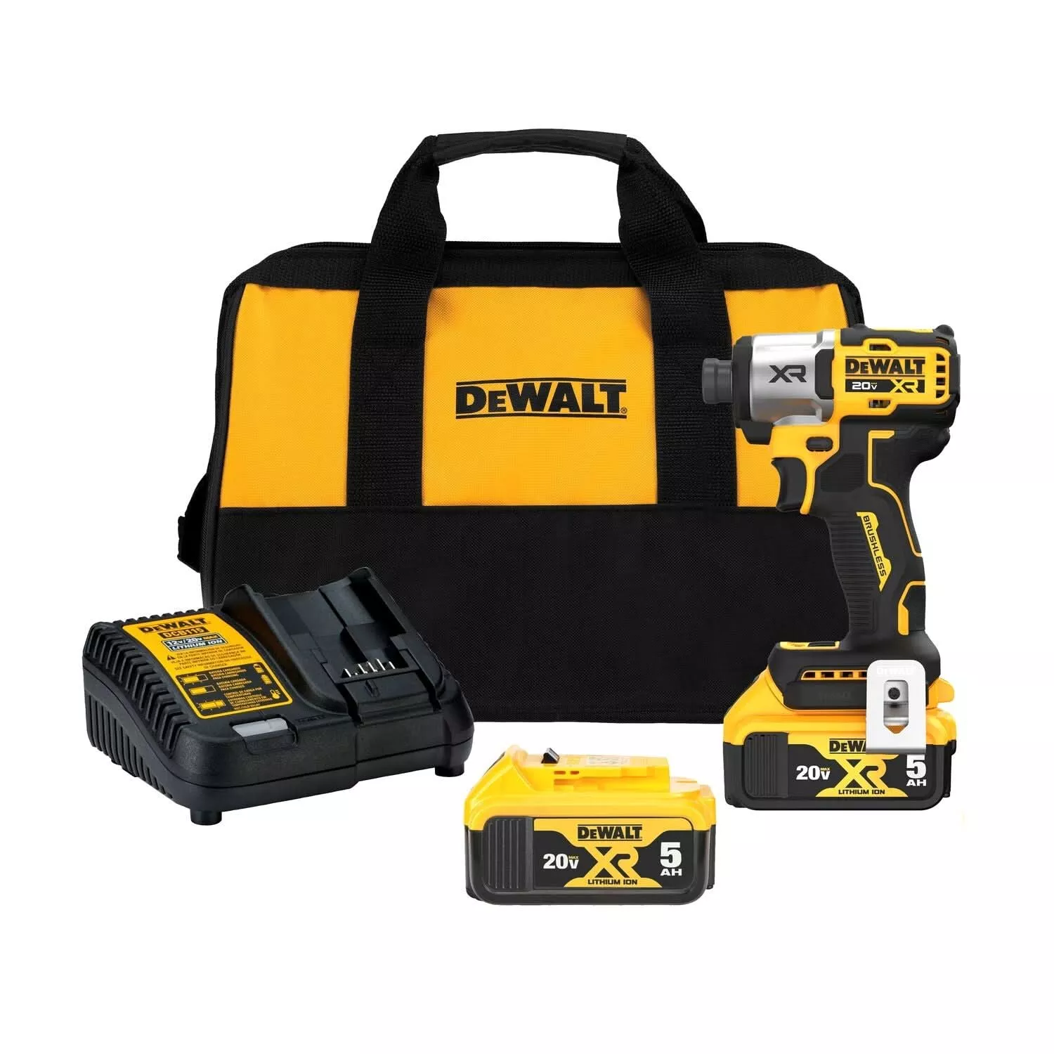 DeWalt DCF845P2 20V MAX XR Brushless 3-Speed Impact Driver 5.0Ah Kit
