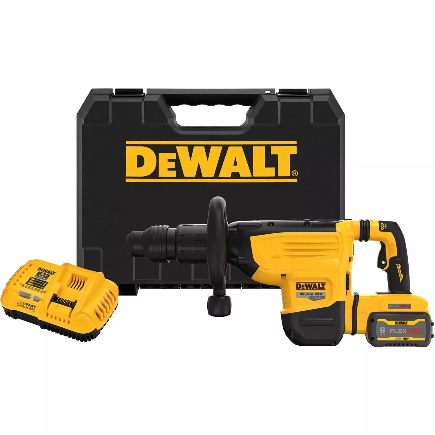 DEWALT DCH892X1 60V Max 22 Lb. Cordless SDS Max Chipping Hammer Kit
