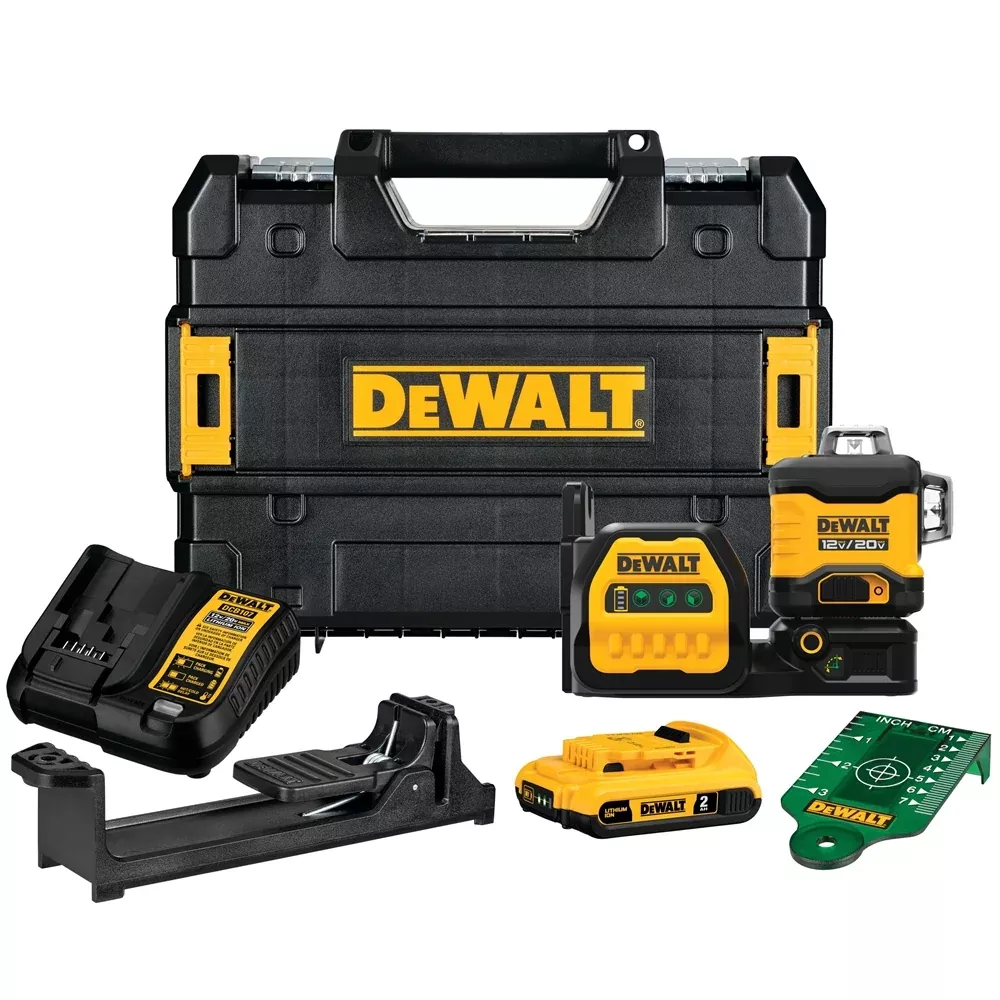 Dewalt Dcle34030G 20V Max 3 X 360 Green Laser