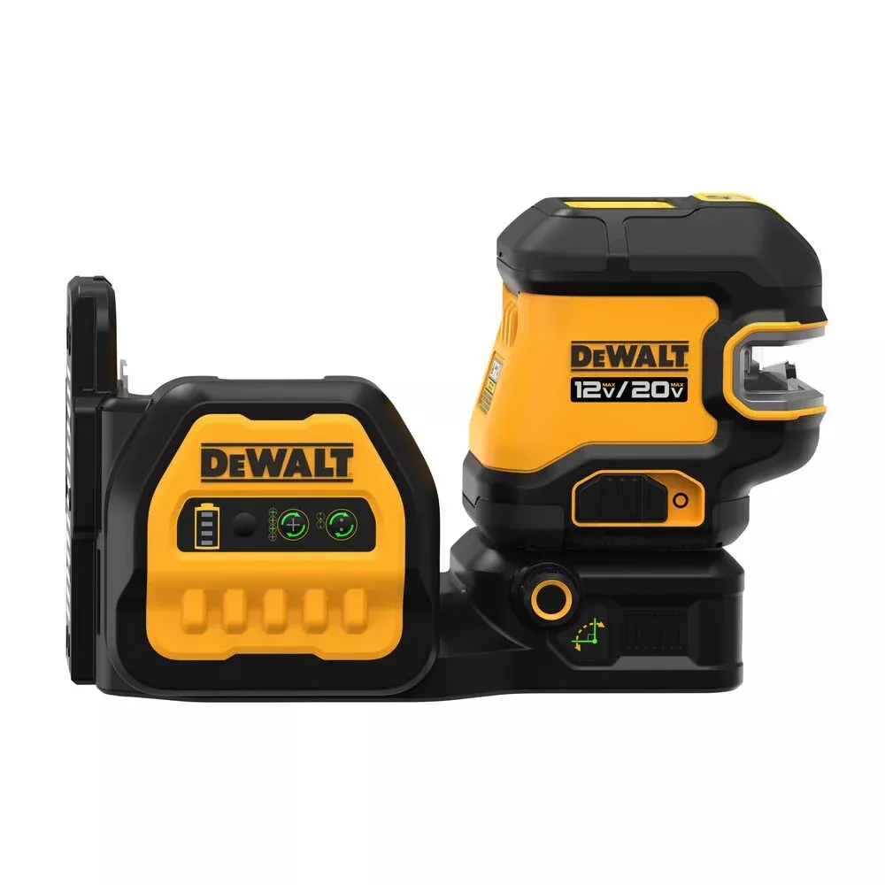 Dewalt Dcle34220G 20V Cross Line 2 Spot Laser Kit