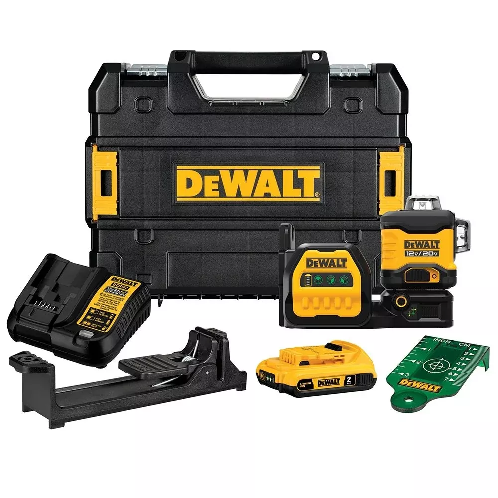 Dewalt Dcle34520G 20V 5-Spot Cross Line Laser Kit