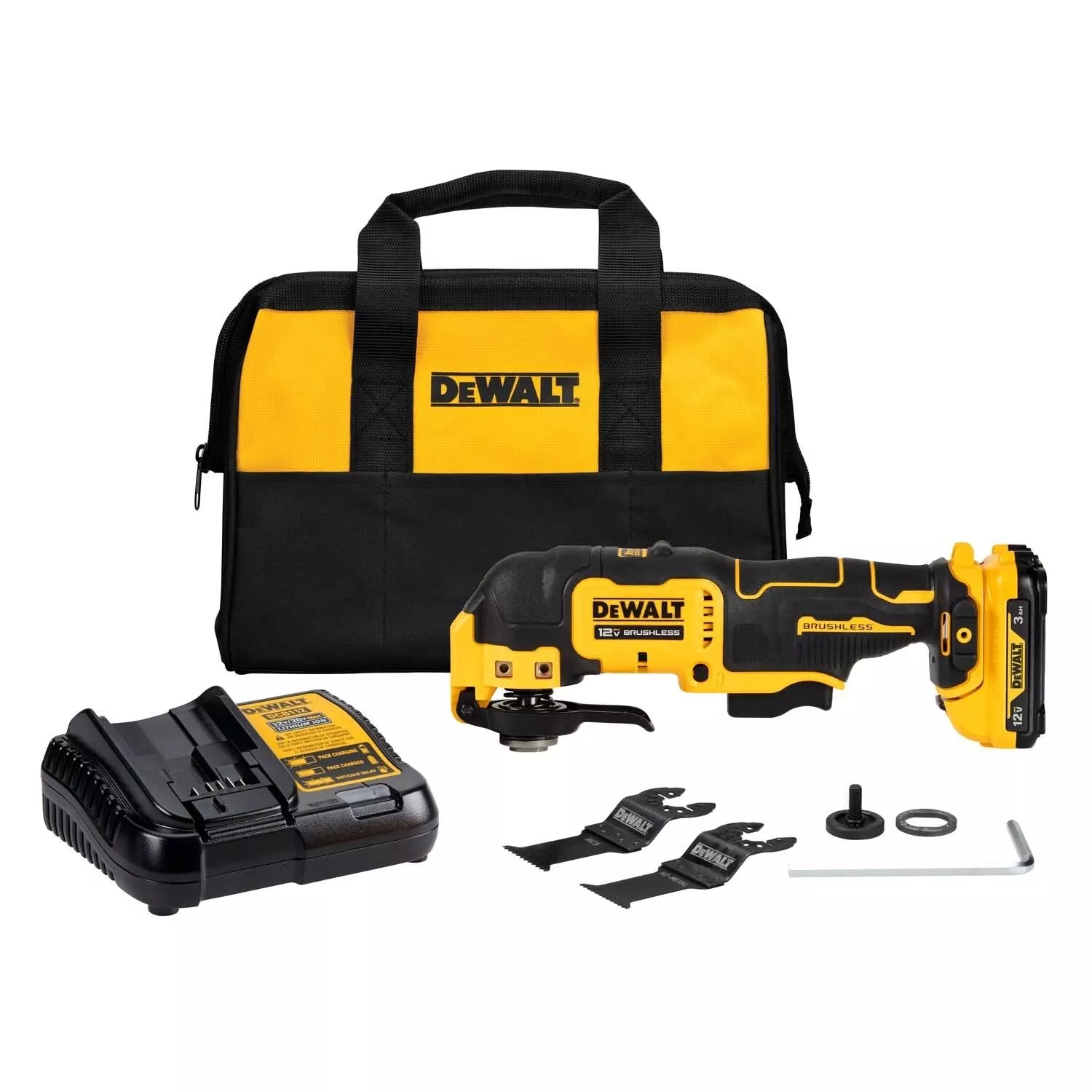 DeWalt DCS353G1 Xtreme 12V Max Brushless Cordless Oscillating Multi-Tool 3.0Ah Kit