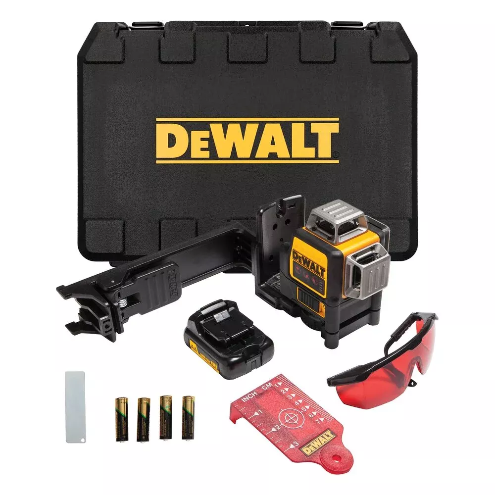 DEWALT DW089LR - DEWALT RED 12V 3 X 360