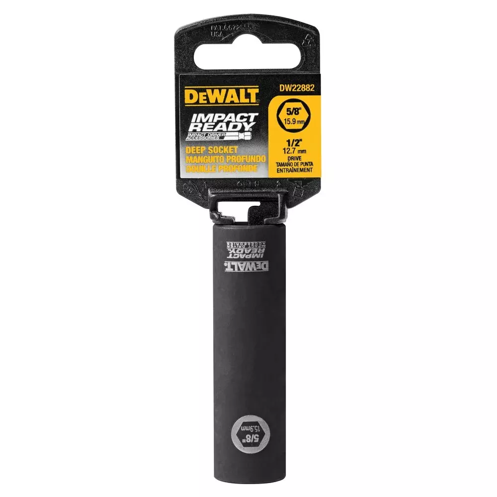 DEWALT DW22882 - 5/8" Deep Impact Ready Socket 1/2" Drive