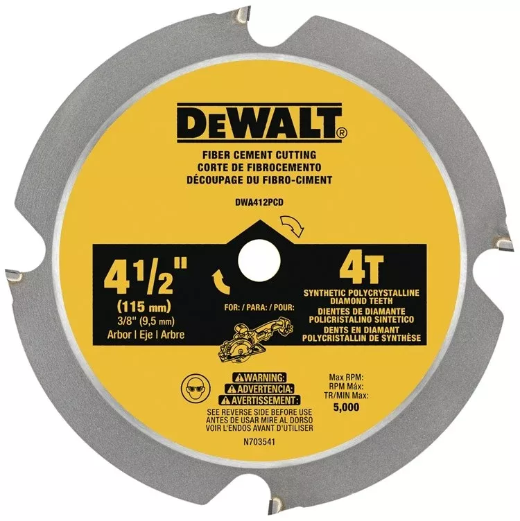 Dewalt Dwa412Pcd 4 1/2In 24T Pcd Saw Blade