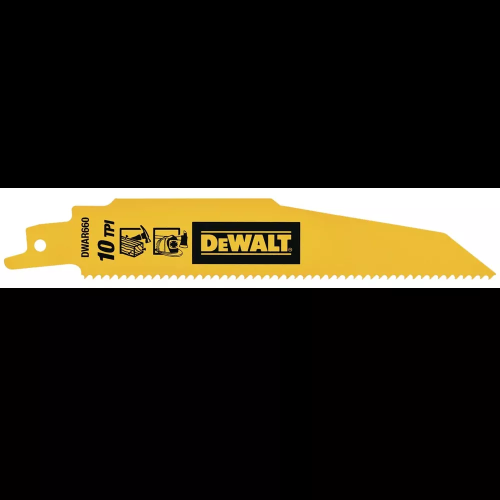 Dewalt Dwar660 6In 10 Tpi Demo Recip 5Pk