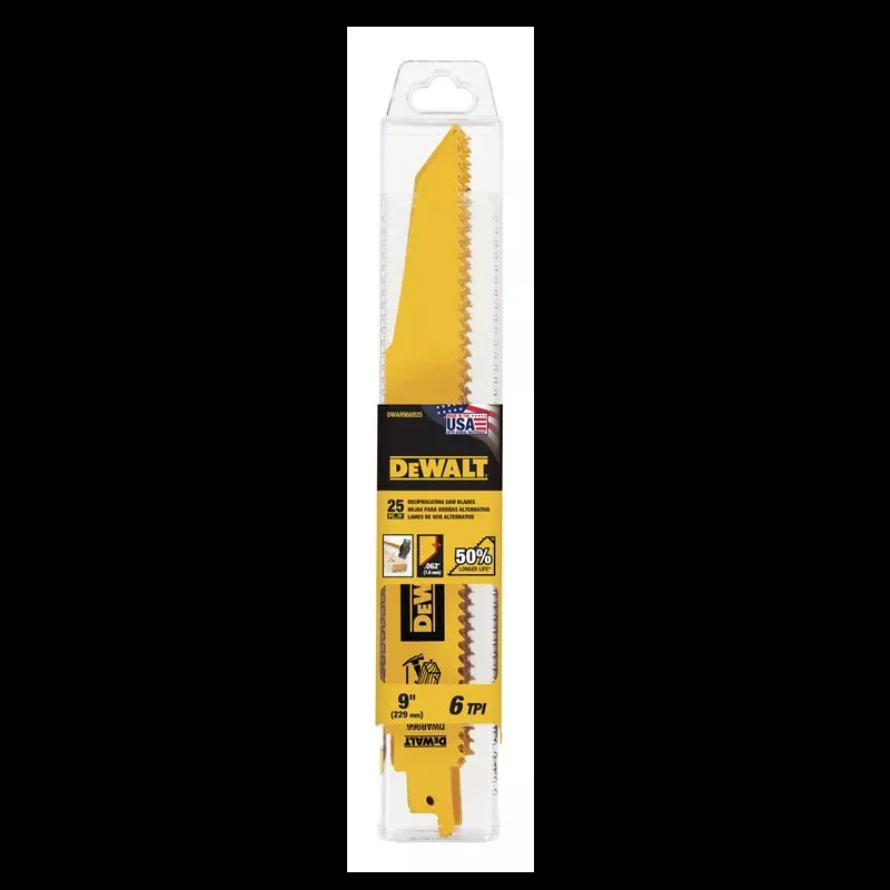 Dewalt Dwar966B25 9In 6Tpi Demo Recip Bld-25