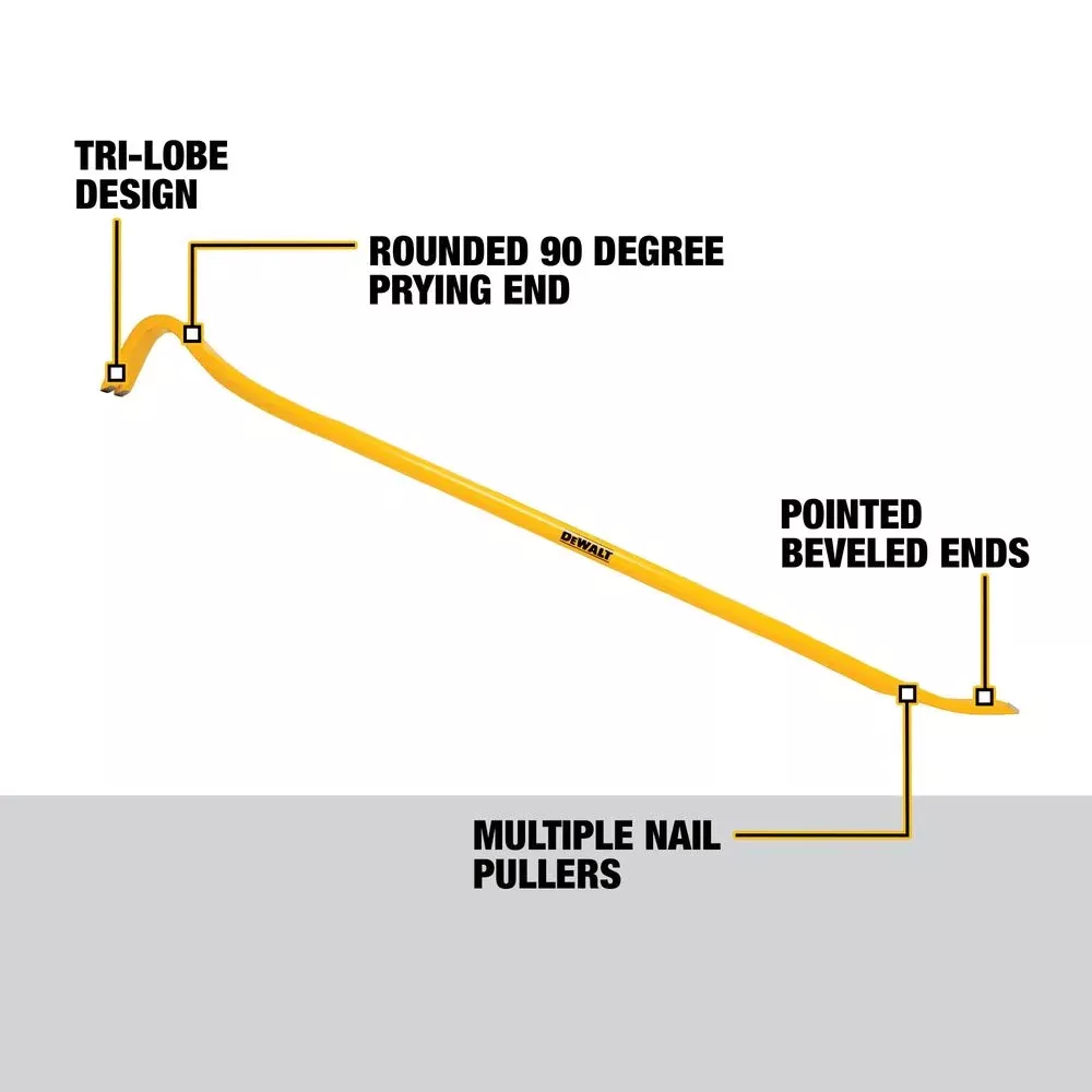 DEWALT DWHT55132 - 42 Inch Wrecking Pry Bar
