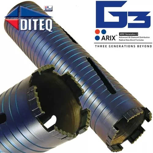Diteq C-34AX DRY 3-1/2" Concrete Diamond Core Bit (arbor 5/8"-11) D31527