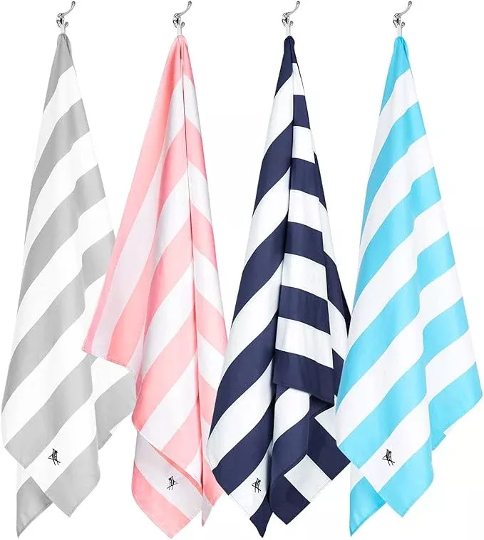 Dock & Bay Kid's Towel - for Beach Use - Quick Dry, Sand Free - Compact, Lightweight - 100% Recycled - Includes Bag - Summer - Unicorn Waves, Medium (130x70cm, 51x28)
