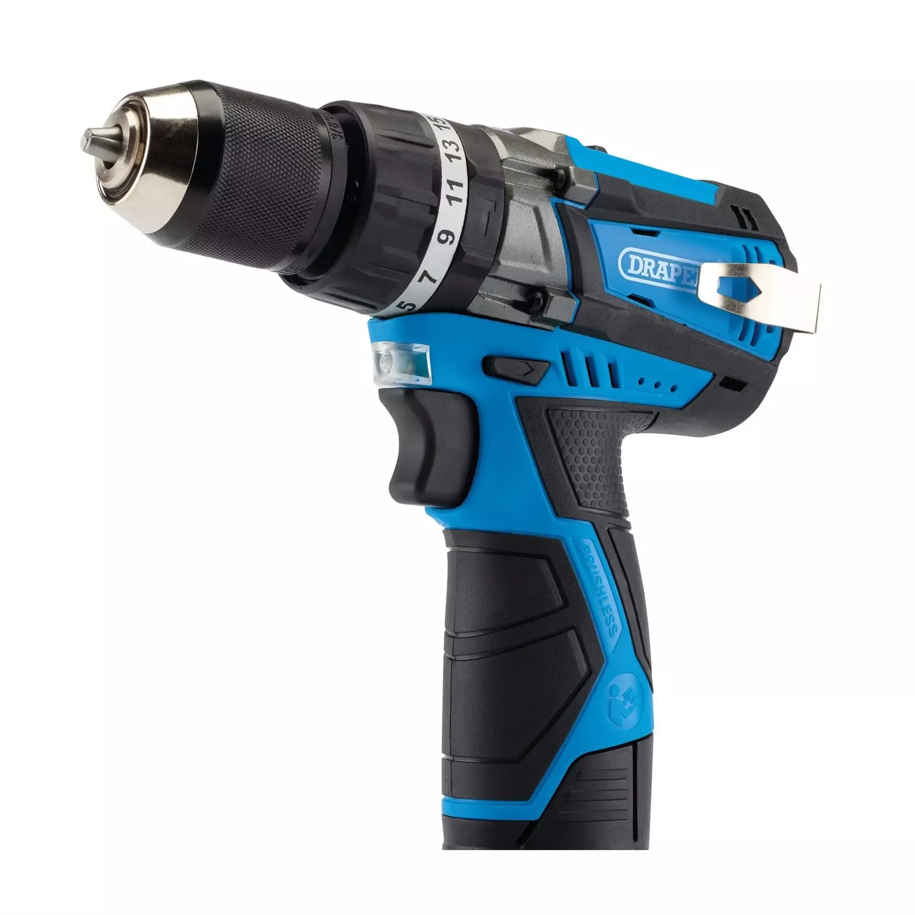 Draper 12V Brushless Combi Drill (Sold Bare) 03862
