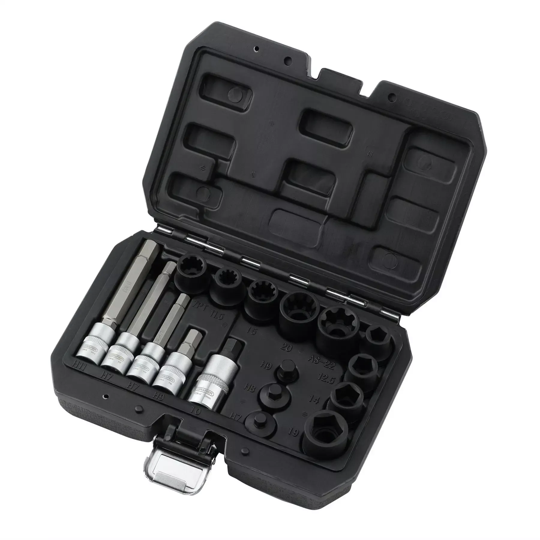 Draper Brake Caliper Socket and Bit Set (17 Piece) 07114