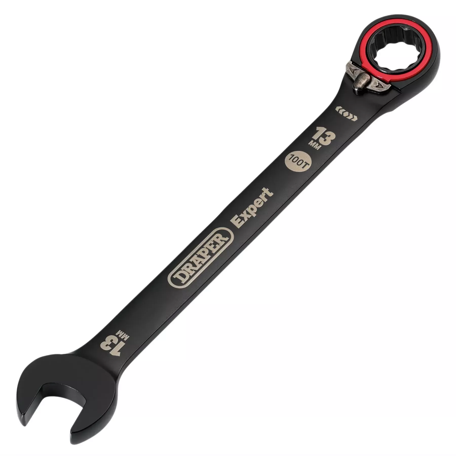 Draper Expert HI-TORQMetric Reversible Ratchet Combination Spanner 13mm Black 03903