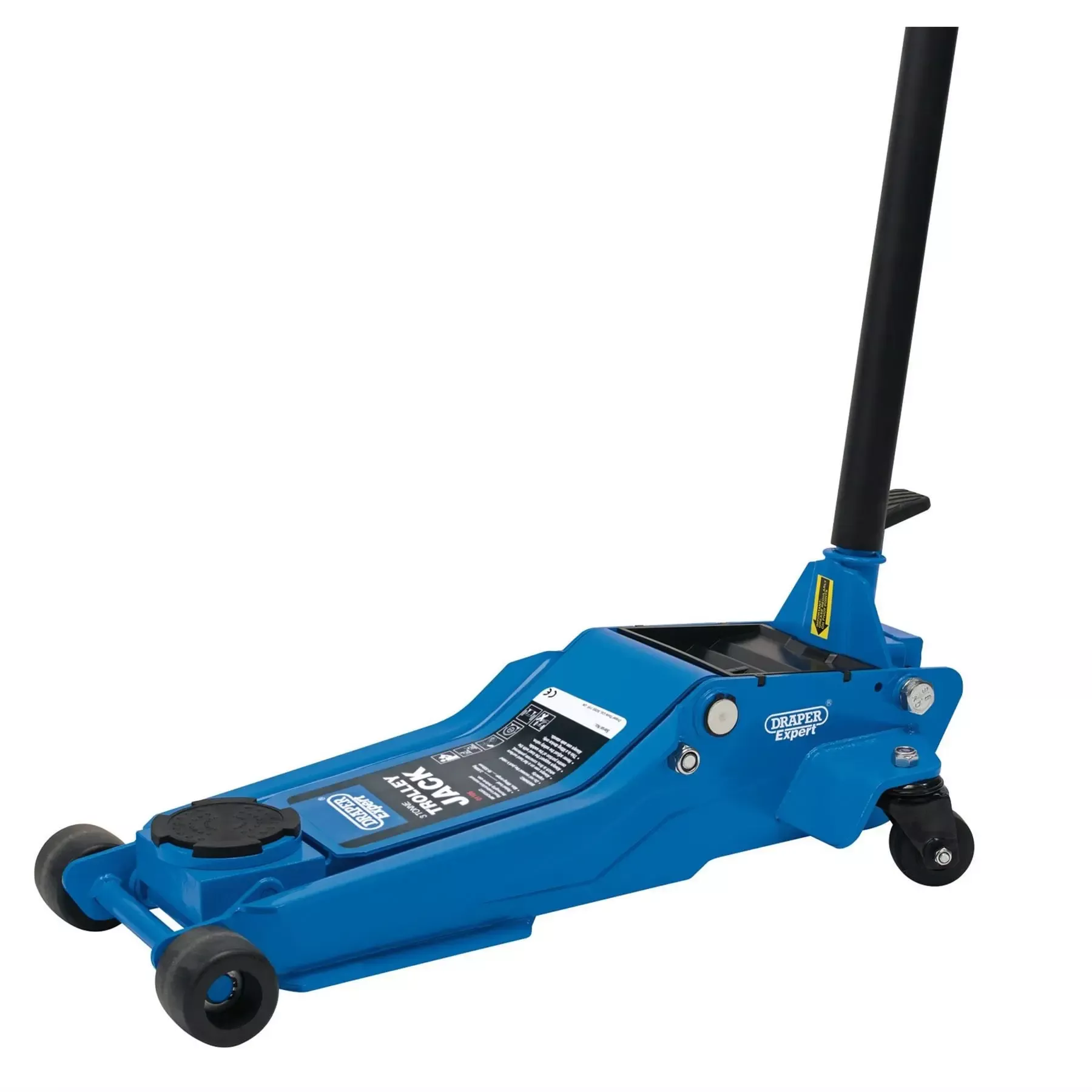 Draper Expert Professional Low Profile Garage Trolley Jack 3 Tonne Blue 01106