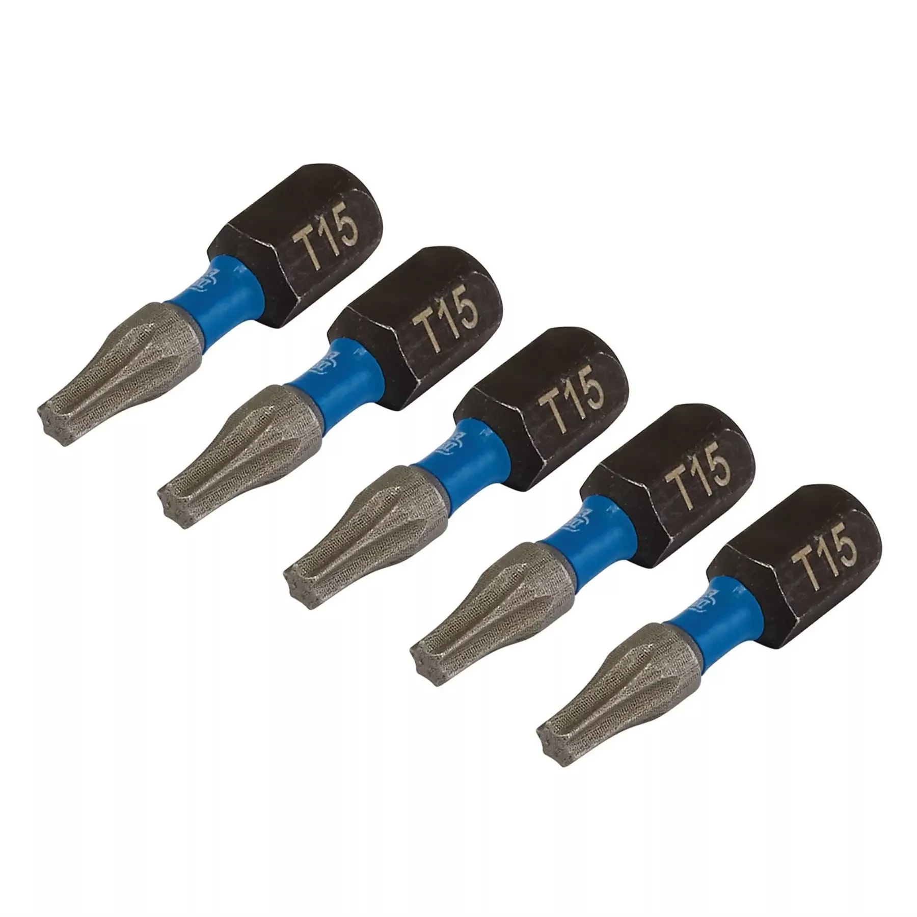 Draper Expert TX-STAR Impact Screwdriver Bits T15 x 25mm 1/4" Hex (Pack of 5) 05492