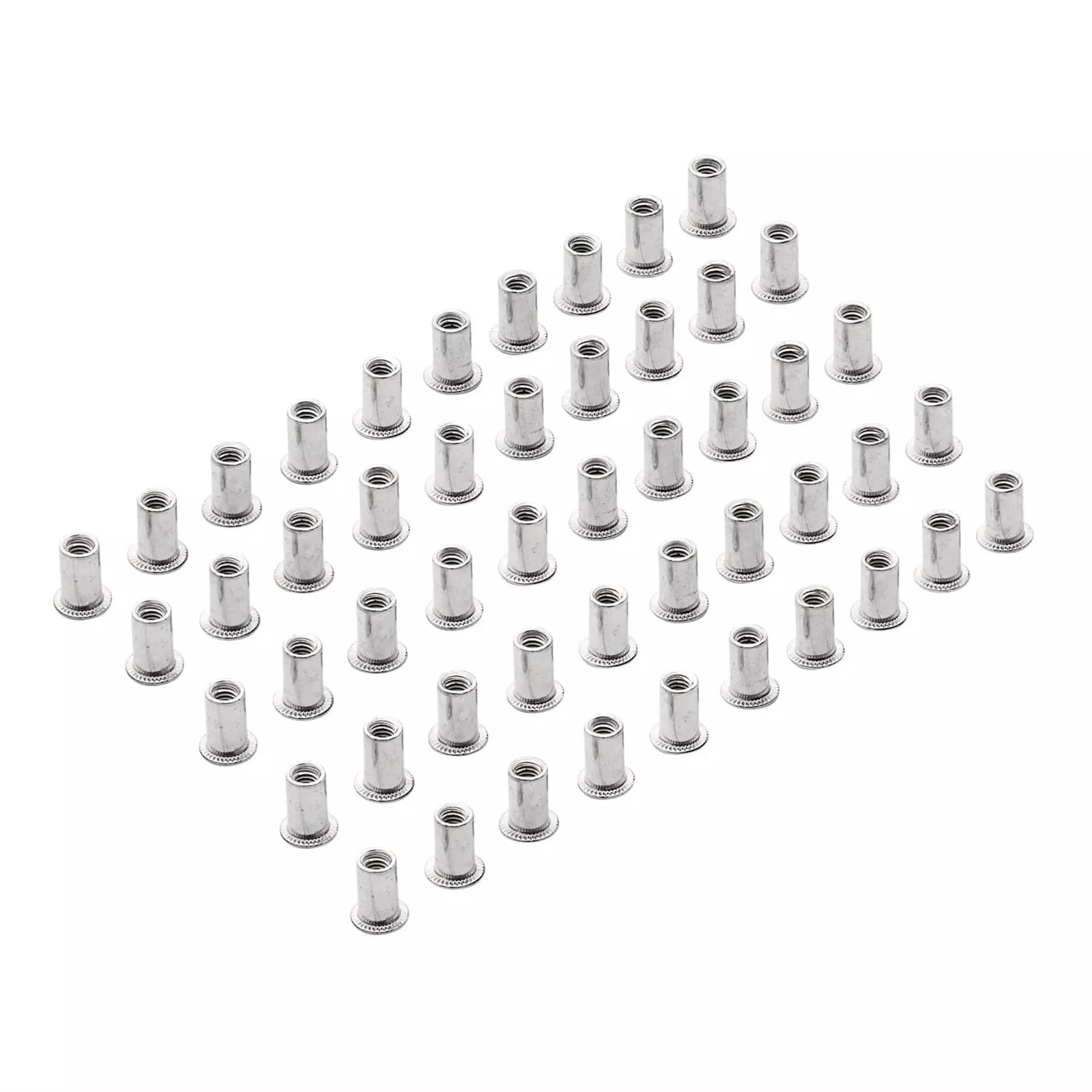 Draper Zinc Plated Threaded Insert Rivet Nuts M4 x 0.7mm (Pack of 50) 04051