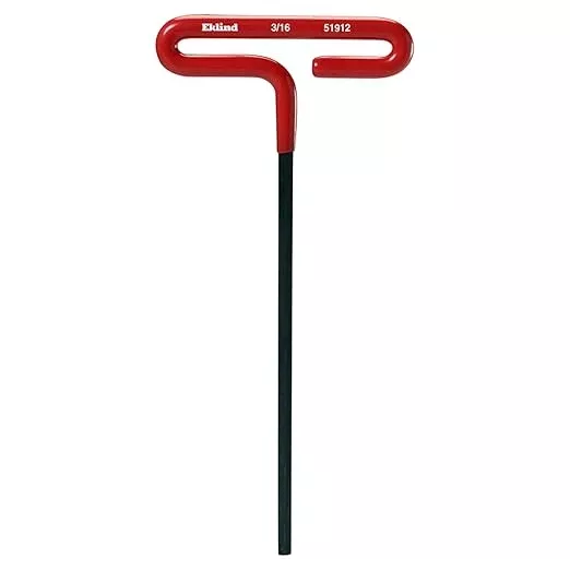 Eklind Tool 51912 3/16" Cushion Grip Hex T-Handle T-Key Allen Wrench