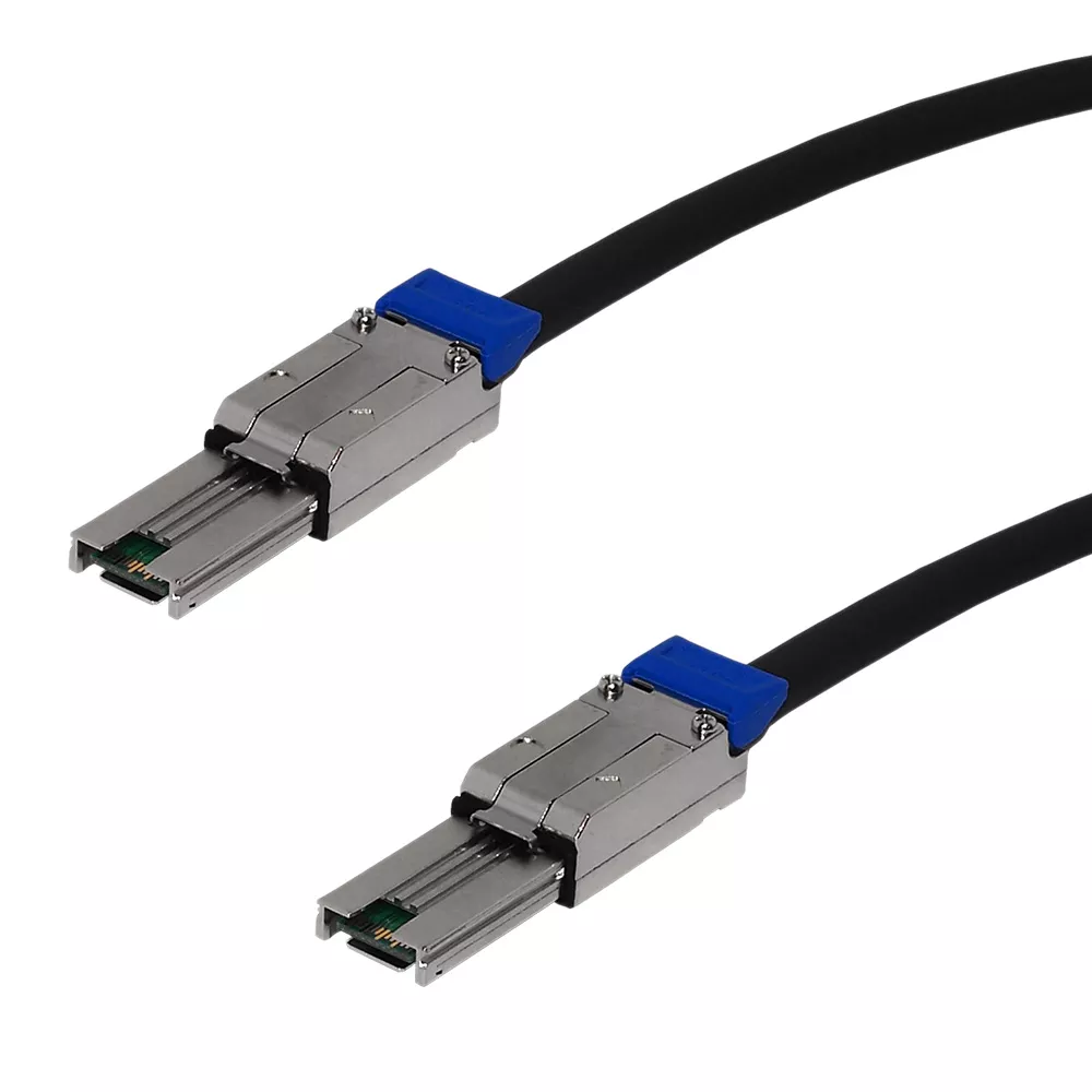 External Mini-Sas (SFF-8088) to External Mini-Sas (SFF-8088) 6G Cable - 28 awg - 5m