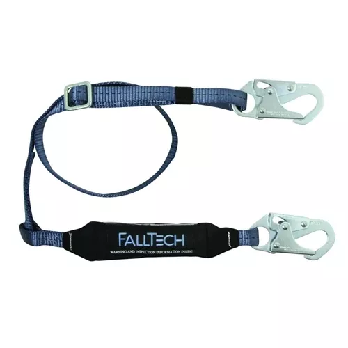 FallTech 4' to 6' Adjustable Viewpack Web Shock Absorbing Lanyard 8257