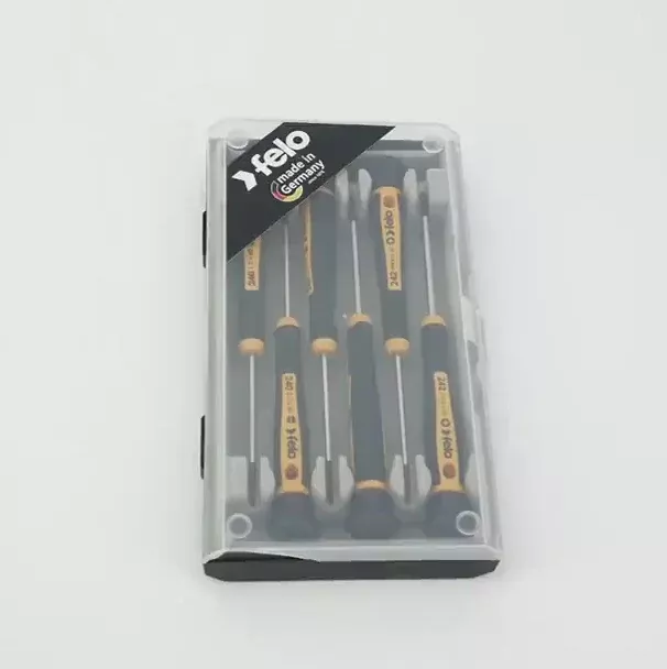 Felo 6 Piece Slotted & Phillips Precision Screwdriver Set