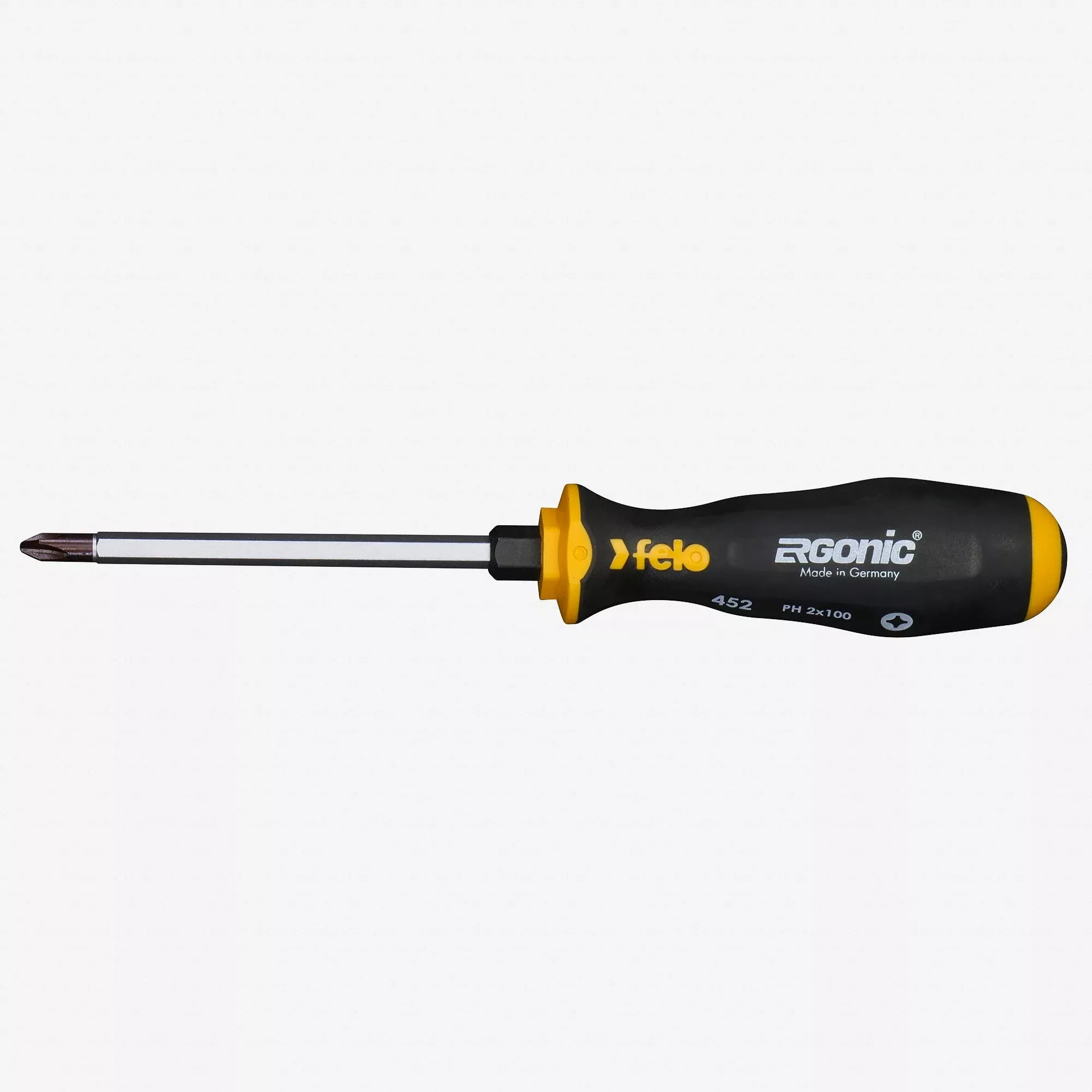 Felo Ergonic with Striking Cap Phillips Screwdriver, #2 x 100mm