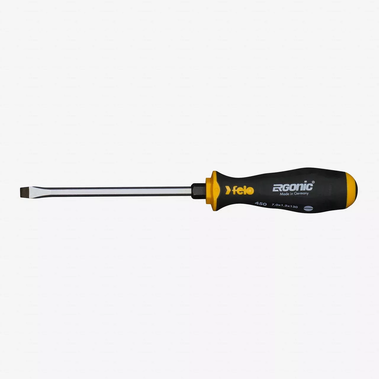 Felo Ergonic with Striking Cap Slotted Screwdriver, 4.5 x 90mm