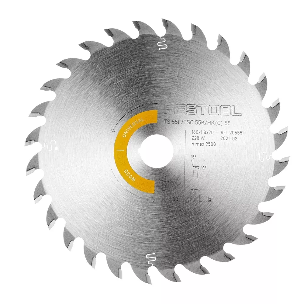 Festool 205560 Universal 28T Saw Blade for TSC 55 K