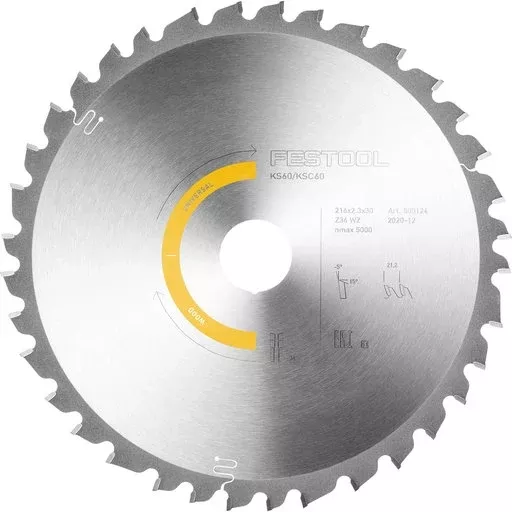 Festool 576927 Universal Wood Saw Blade