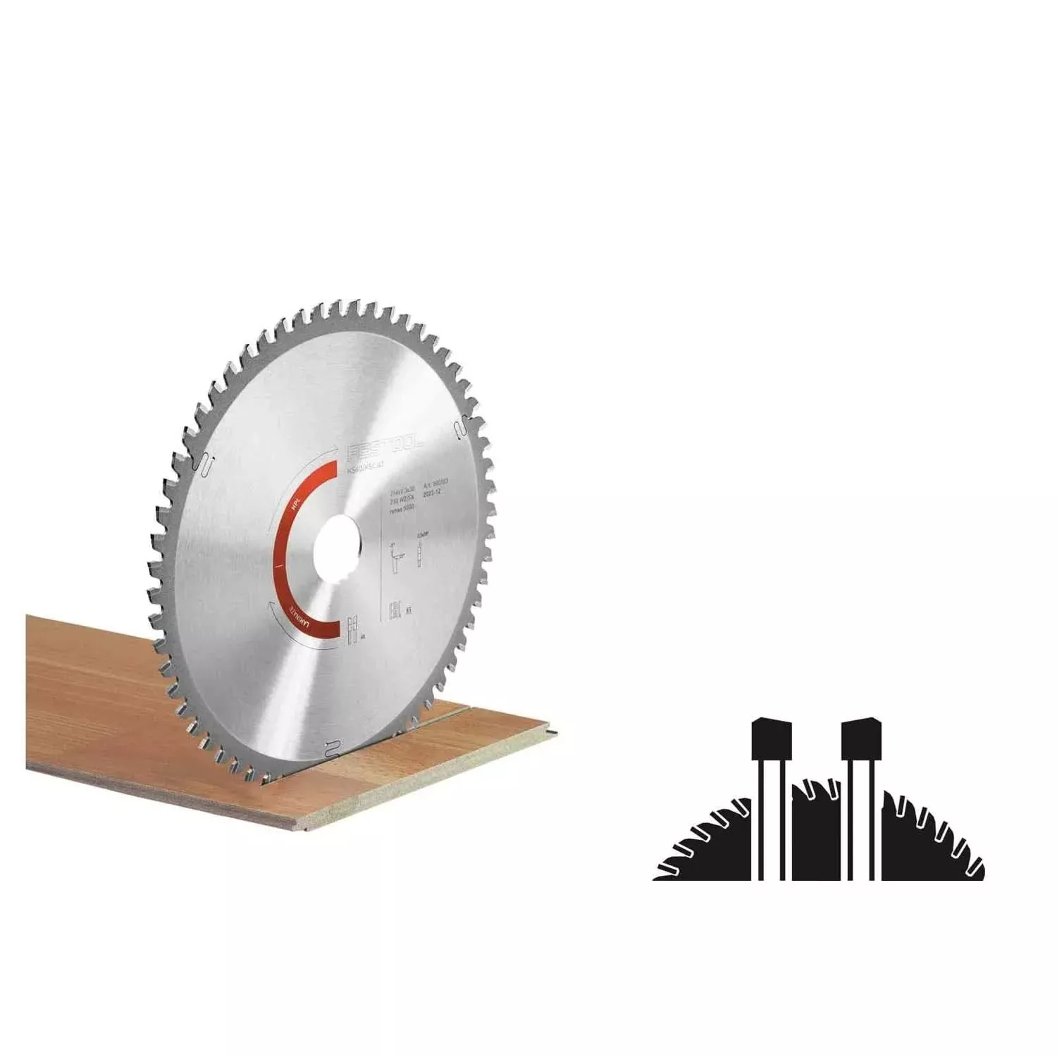 Festool 576930 Laminate/HPL 60-Tooth Saw Blade for Kapex KSC 60