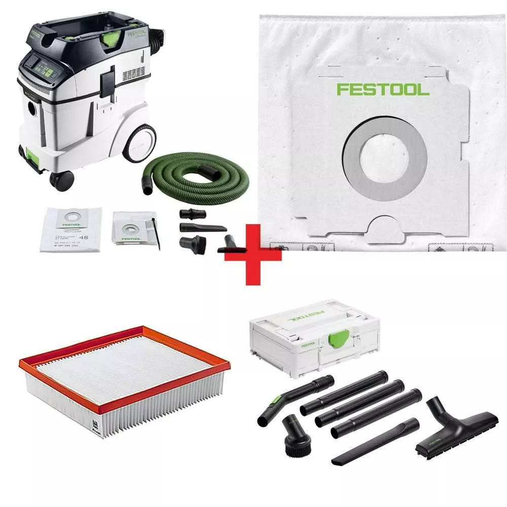 Festool CT 48 EI AC HEPA Bluetooth Dust Extractor Pro Bundle