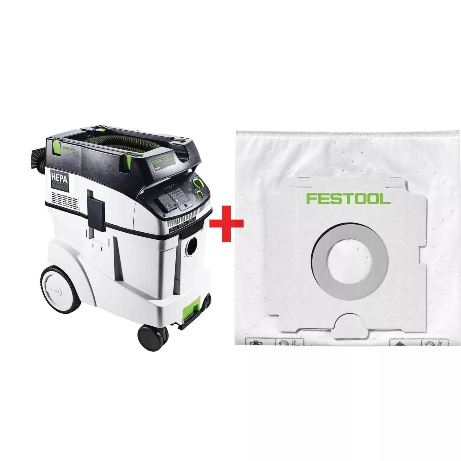 Festool CT 48 EI HEPA Bluetooth Dust Extractor Starter Bundle