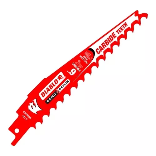Freud Diablo 6" Demo Demon 3 TPI Carbide Reciprocating Saw Blade DS0603CP