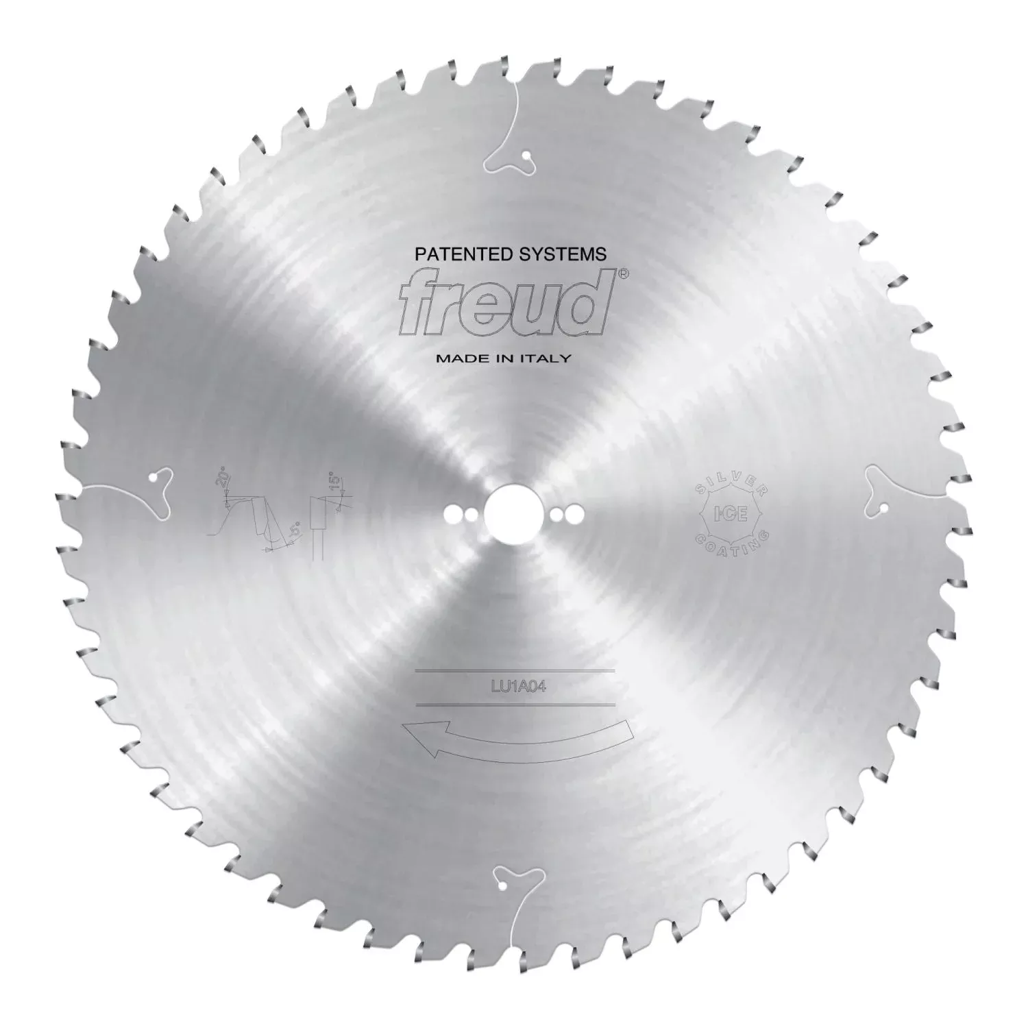 Freud LU1A04 450mm Carbide Tipped Saw Blade to Cut Solid Wood for radial & pendulum machines