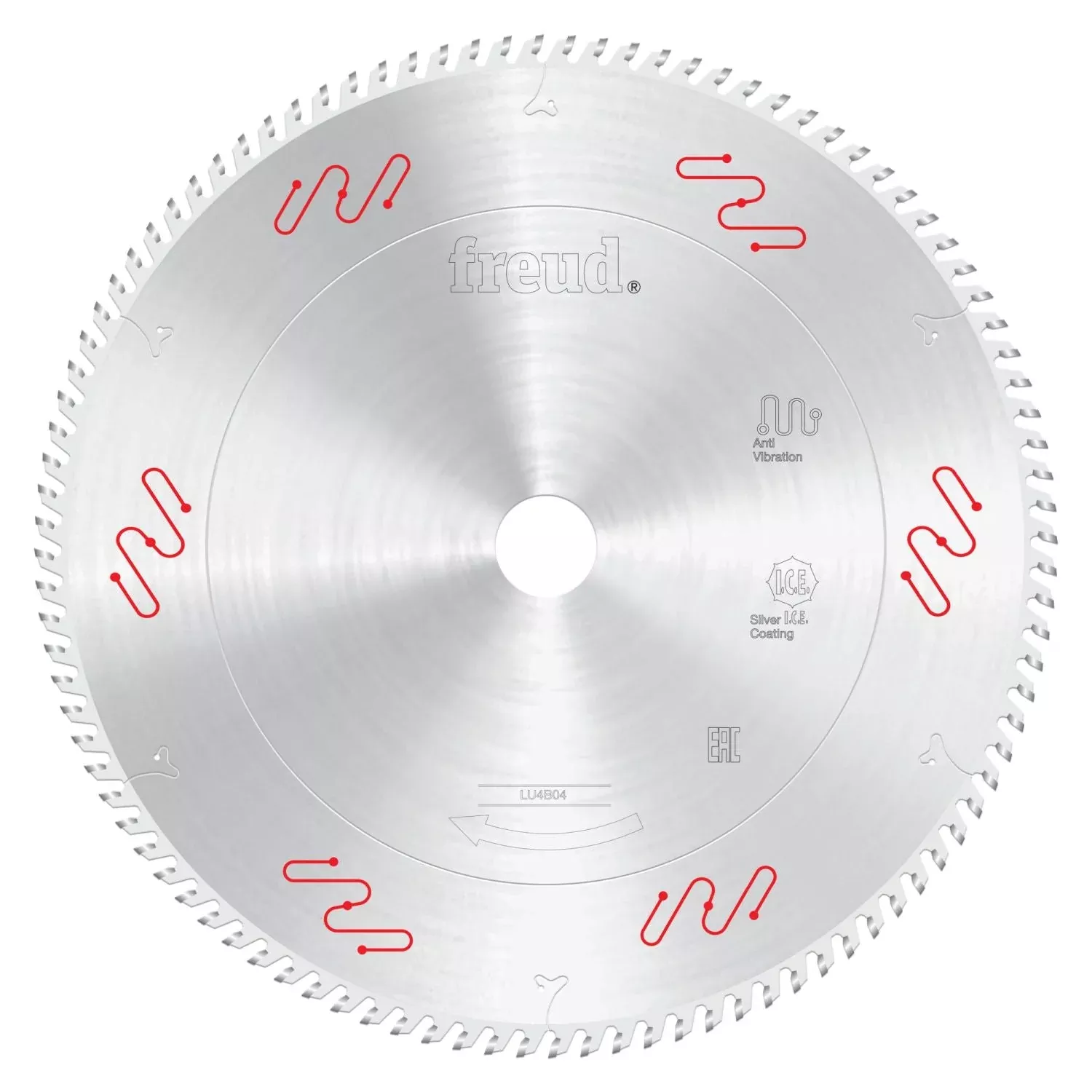 Freud LU4B04 255mm Ultra-Thin Kerf Plastics & Plexiglass Blade for Fine Finish