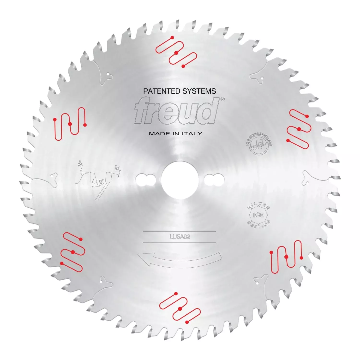 Freud LU5A02 250mm Medium to Thick Aluminum & Non-Ferrous Blade with Mechanical Clamping