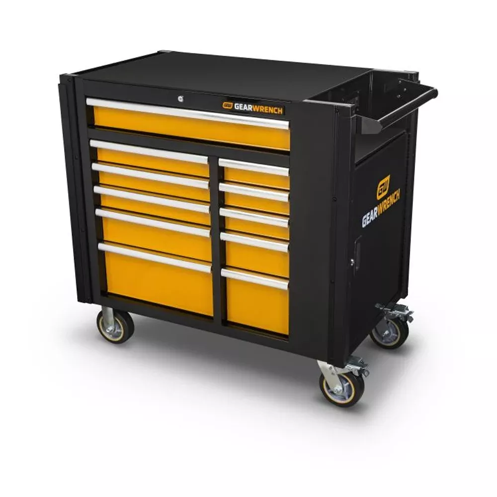 Gearwrench 42" 11 Drawer Black & Orange Mobile Work Station 83169
